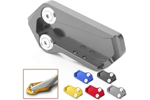 Heinmo Motorcycle CNC Cavalletto laterale in alluminio Cavalletto Cavalletto laterale Estensore Pad Cavalletto laterale Ingrandisci Pad Cavalletto per KYMCO AK550 2017-2018
