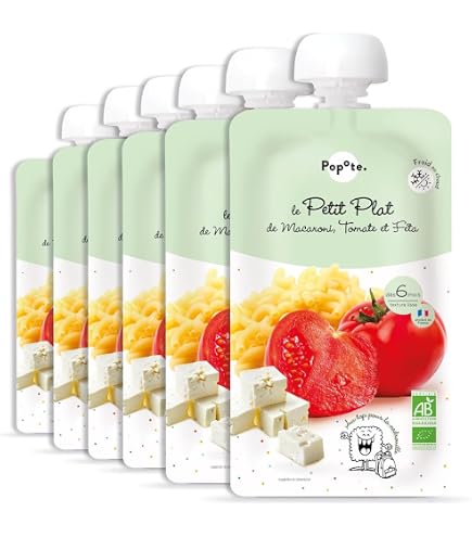 Yooji 48 Repas BIO Midi Et Soir Bébé Dès 8 Mois - Écrasés Et P'tit Dîner Purées Introduction Morceaux 16x400g