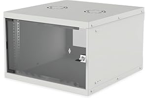 Intellinet 714150 48,26 cm (19 Pulgadas) montado en la Pared Basic Line 6 HE 353 (H) X 540 (B) X 400 (T) mm Flat Pack Clase de protección IP20 Gris