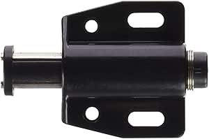 sourcingmap® Schwarz Kunststoff Möbel Kommode Schranktür