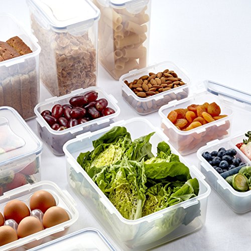 Lock & Lock Viereckiger Vorratsbehälter, groß, 2,6 Liter - 3