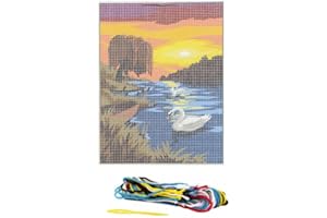 DISTRIFIL Kit Canevas Les Cygnes