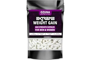 OZUNA NUTRITION ANABOLIC Weight GAIN Tablets - Quick Muscle Mass Pills Growth Potent Capsules