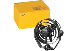 ‎HELLA HELLA 8EV 003 361-001 Ventilator - Turbo - 12V - 6.5W - schwarz - Kabel: 1400mm