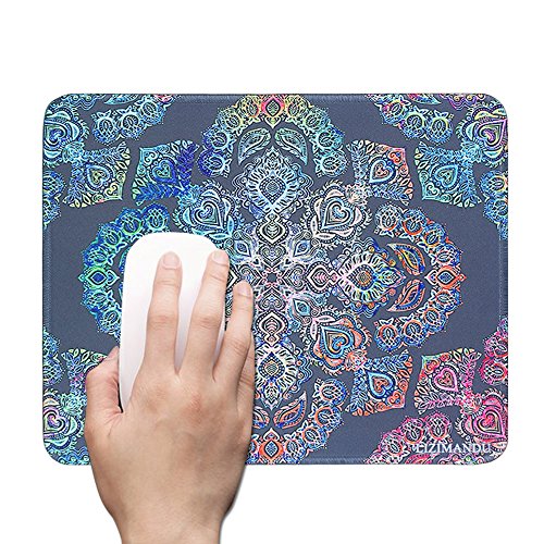 Gaming Mauspad(260 x 210 x 4 mm) ,Lizimandu Silent Designer Mousemat /Standard Size Anti-Rutsch-Gummi-Basis Mauspad(Farbverlauf Dekoratives/Gradient Decorative) - 2