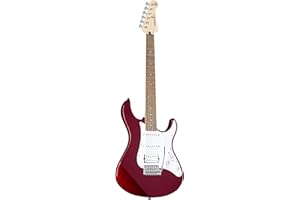 Yamaha Pacifica 012 Guitarra Eléctrica Guitarra 4/4 de madera, 64.77 cm, escala 25.5 pulgadas, 6 cuerdas, selector pastillas de 5 posiciones, Color Rojo Metálico