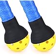 TOBWOLF 2PCS Pickleball Ball Retriever, Silicone Pickleball Picker Upper Pickball Grabber, Universal Pickleball Upper Suction Cup, Pickleball Accessory to Pick Up Balls, Fits All Standard Paddles