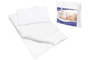 BABY COMFORT Babycomfort Anti Allergie Couette et Oreiller Set 120x90 cm pour Lit bébé