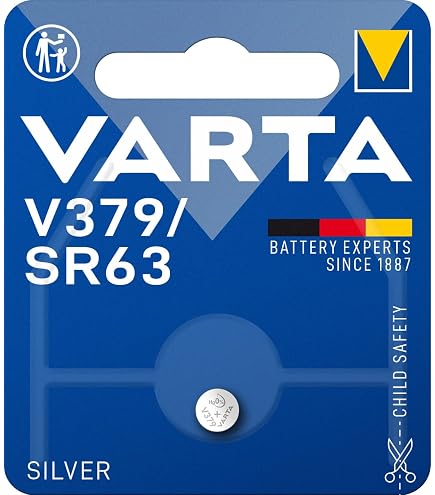 5 Batterie Orologio Varta 373 1,55V SR916SW SR68 – 28 MAh – Celle A Bottone Argento - Foto 4