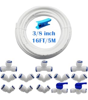 6 Unids Conector Rápido 1/4 Tubo OD A 1/2 Hembra Empuje En Conector