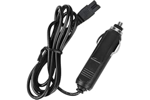 LUBASTIA 2m 12V DC Power Cord for Car Cooler – Electric Cool Box Cable for Mini Fridge & 12V Cooler Box | Durable 2-Pin Lead Plug Wire for Camping, Travel, Outdoor Use | Fits Most Car Refrigerators