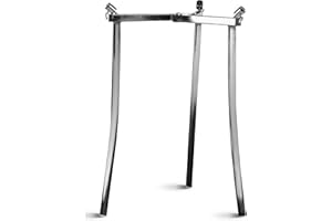 Briebe Support pour Brûleur à Gaz 3 Pieds, Trépied Robuste et Stable, Adapté aux Brûleur à Paella de 35 à 70 cm, Base Solide en Aluminium, Pliant Portable, Supporte Jusqu'à 40 kg, Tripod L5