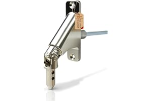 MARKISO Rolladen Gelenklager 90° Lager Getriebe für Rolladen Rolladenlager Rolladen Kurbelgetriebe Gelenklager Kurbelgelenk Gelenkplatte Gelenkkurbel Rolladengelenk 90 Grad 23x85 mm 4Kant 6mm 12 mm Zapfen