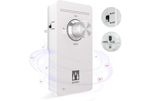 SPESSN Générateur d'ozone Purificateur d'air, stérilisateur d'odeurs, purificateur d'air, générateur d'ozonizer pour chambre, salle de bain, animaux domestiques, formaldéhyde et odeur, haute efficacité,