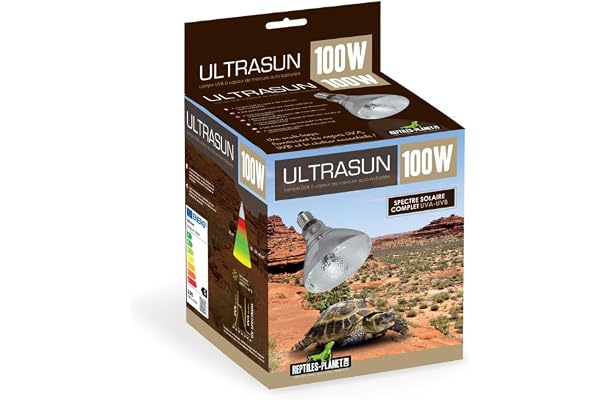 Reptiles Planet - Ultrasun 100 W - Ampoule UVA UVB pour Reptiles