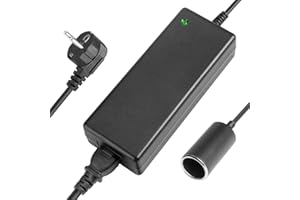 Digit.Tail AC à DC 12V/10A 120W Adaptateur Converter [120V / 127V / 220V / 240V vers 12V] Prise d’Allume-cigare de Voiture Socket Transformateur Convertisseurs électriques