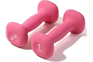 Sportneer hantlar neopren kvinnor hantlar set, 1–5 kg hantlar set om 2 | Vikter liten hantel set för kvinnor gymnastik yoga pilates skulptur och barn hemma kontor och utomhus