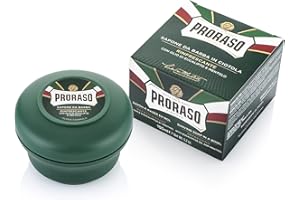 Proraso Shaving Soap, Eucalyptus & Menthol, 5.2 oz (150 ml), New Formulation