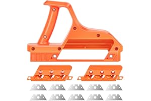 Yeria Rabot manuel pour couper les plaques de plâtre, rabot manuel pour plaques de plâtre avec 45 ° et 60 ° outils de coupe coupe-plaques de plâtre