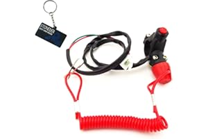 STONEDER Off Tether Safety Stop Kill Switch Push Button For 2 Stroke Engine Mini Moto Dirt Pocket Bike ATV Quad 4 Wheeler Minimoto