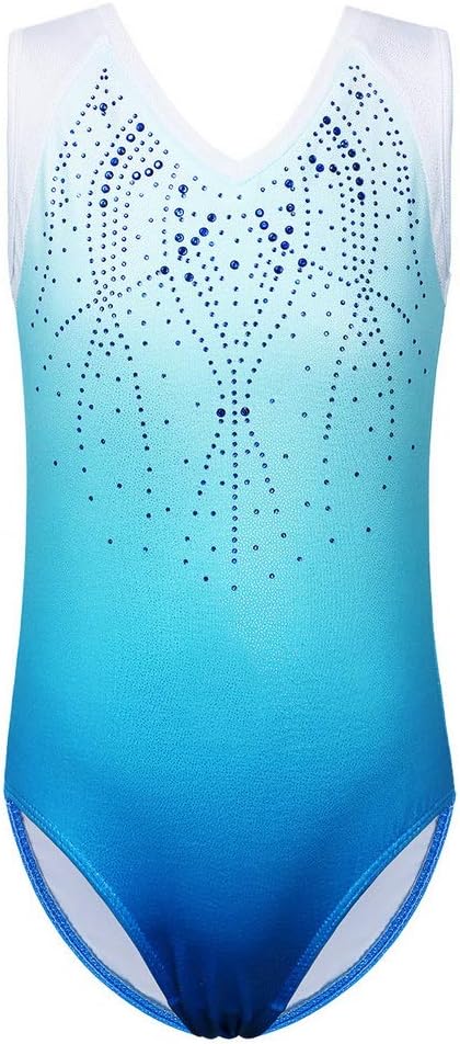 ZNYUNE Niña Maillot de Gimnasia sin Mangas