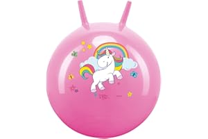 Spiel AG Einhorn SPRUNGBALL HÜPFBALL 50 cm pink Unicorn