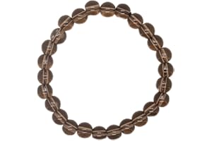 H&H Armband Naturstein Edelstein Perlenarmband Heilstein Powerarmband Kugel Perlen 8 mm