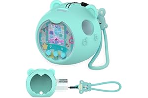 BCWEGION Silicone Case for Punirunes Interactive Digital Pet Toy, Protective Case for Punirunes Virtual Electronic Pets with Hand Strap and Screen, Protection for Punirunes Pet Toy