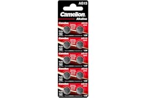 WNS-EMG-WORLD Batterie Knopfzelle LR44 Camelion Plus, 10 Stück (1er Pack)