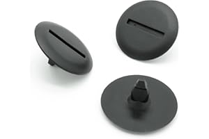 VVO Fasteners- Black Plastic Side Skirt, Sill Moulding Cover Trim Clips for Mercedes-Benz A-Class, C-Class, E-Class, GLA-Class, CLA-Class, B-Class, (Pack of 10)