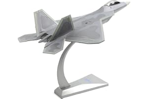 NUOTIE F-22 Raptor 1/72 Kit de Modèle d'avion en Métal Moulé sous Pression USAF Modèle d'avion en Alliage de Chasseur de Cinquième Génération avec Support (AK 093)
