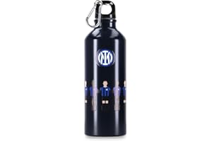 Inter - Borraccia Termica in Acciaio per Bambini/e, 300 ml, Collezione Esclusiva Calcio Balilla, per Scuola e Sport, Mantiene le Bevande Fredde - Prodotto Ufficiale FC Internazionale Milano