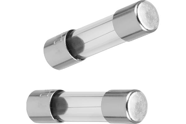 REV säkring bil – finsäkringshållare, 3,15 A glassäkring, 2 stycken, 5 x 20 mm, smältsäkring