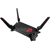ASUS ROG Rapture GT-AX6000 Dual Band WiFi 6 Router Estendibile Gaming, Due Porte Ethernet 2.5G, VPN Fusion, Game Boost, Sicur