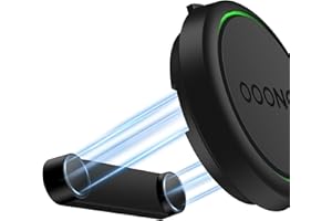 Unlicaku Magnetische Autohalterung für OOONO CO-Driver NO2, mit Eingebauten Metallplättchen, Fester Halt, mit 3M Kleber überall im Auto Platzierbar, Einfache Montage, für OOONO NO2 Blitzerwarner