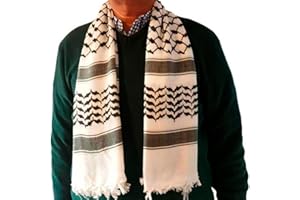 Horus Artesanía de Egipto Foulard palestinien shemagh keffiyeh hatta wrap écharpe arabe unisexe. 100% coton