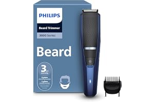 Philips India's No.1 Men's Trimmer* | Lift & Trim Technology | Skin Friendly Beard Trimmer for Men | Effortless Styling | Self-Sharpening Blades | 60 mins runtime | 3 yrs warranty* | BT3325