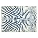 Lorena Canals Zebra Acrylic Rug (Blue)