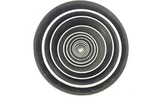 winwill® Sfera della Sfera della Sfera della cavità Giardino Mezza 1PC in Acciaio Inox lucidato a Specchio