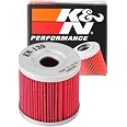 K&N KN-139 Powersports High Performance Oil Filter | Fits Select 2000-2024 ARCTIC CAT/KAWASAKI/SUZUKI: DVX400/KFX400/KLX400SR