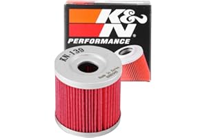 K&N Filtro Olio Powersports - Cartuccia 44x44mm compatibile con Suzuki, Arctic Cat, Kawasaki (KN-139)