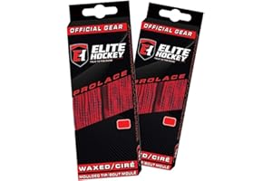 Elite Hockey Prolace Waxed Hockey Skate Laces - Set of 2 Pairs