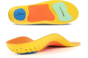 Cilnos Solette Ortopediche Uomo & Donna, Suole Scarpe Sportive con Supporto Medio Arco Plantare, Sollievo da Fascite Plantare & Piedi Piatti, Leggere & Traspiranti per Corsa - L