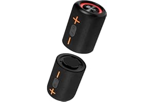 CYBORIS 2 in 1 Portable Splittable Bluetooth Speaker, Waterproof Split Wireless Speaker Bluetooth V5.3 with 20W Loud Stereo Sound, 24H Playtime, True Wireless Pairing for Home, Outdoor or Travel