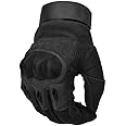 COTOP Motorrad Handschuhe, Touch Screen Hard Knuckle Handschuhe Herren, Moped Handschuhe Männer Taktik ATV Reiten Paintball A