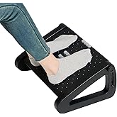 Ywbtflul &Ccedil;alışma Masasının Altında Ayak Dayanağı, Ergonomik 6 Y&uuml;ksekliği Ayarlanabilir Ayak Dayama Masaj Rulosu, Taşınabilir 
