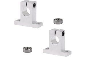 CNBTR 2 Stück 6 mm Kugellager Innendurchmesser Ständer Typ SK13 Linearschiene Schaftführung Stützlager Steg Stehen
