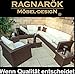 Produktbild Ragnarök-Möbeldesign PolyRattan - DEUTSCHE Marke - EIGNENE Produktion - 8 Jahre Garantie Lounge Garten Möbel Glas Polster BRAUN Rostfrei Sofa