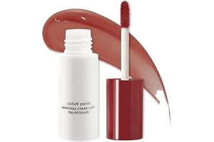 Boobeen Maquillaje de colorete líquido mate, colorete facial en mousse para las mejillas, maquillaje de colorete cremoso en gel líquido, color de colorete ligero y duradero