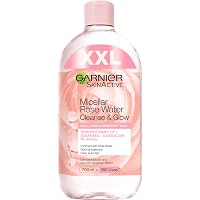 Garnier Mizellenwasser Mit Rosenwasser 700 Ml + Waschbare Abschminkpads – Set Für Sensible Haut